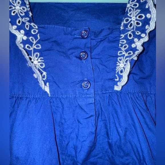 Gymboree Mandy Moore Royal Blue Midi Dress Mommy & Me Matching Dress Girls 3T - Picture 5 of 13